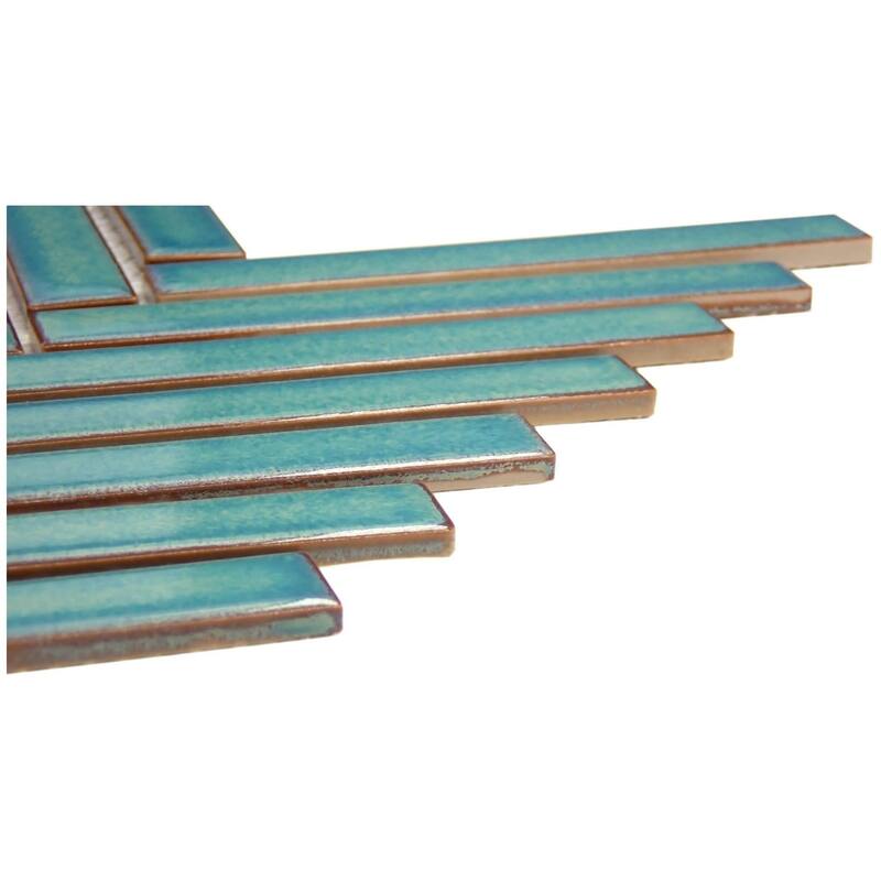 Emser Tile W95REGA0810MHB Regala - 8" x 10" Chevron Wall Tile - Glossy