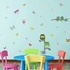 preview thumbnail 1 of 4, Walplus Colorful Butterflies Owl Tree Kids Wall Sticker Nursery Decor