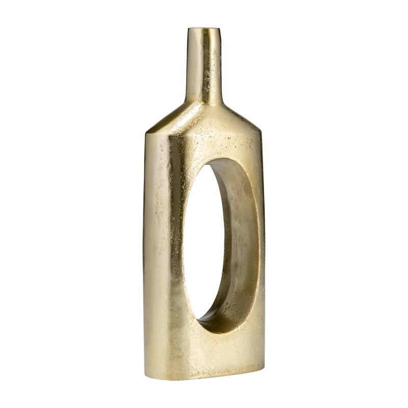 Sagebrook Home Metal, Open Cut Out Vase