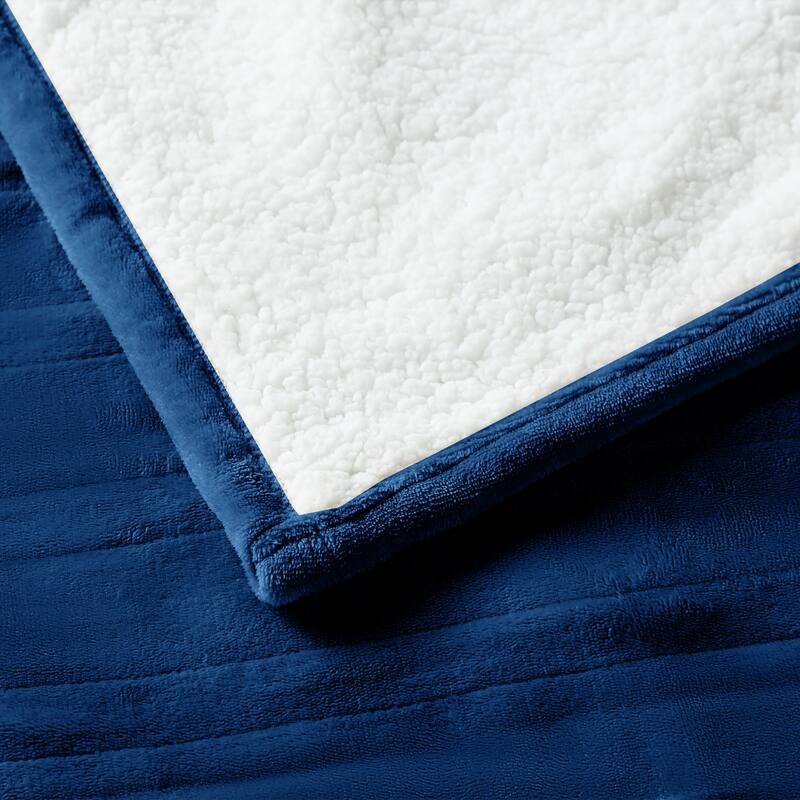 Flannel Electric Heated Blanket With Controller