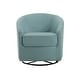 preview thumbnail 16 of 24, Gustavo Upholstered Swivel Glider Chair by Christopher Knight Home