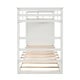 preview thumbnail 10 of 43, Wood Twin Over Twin Bunk Bed with Trundle and Staircase