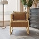 preview thumbnail 1 of 35, Corvus Danzig Teddy Fabric 1-Piece Accent Chair