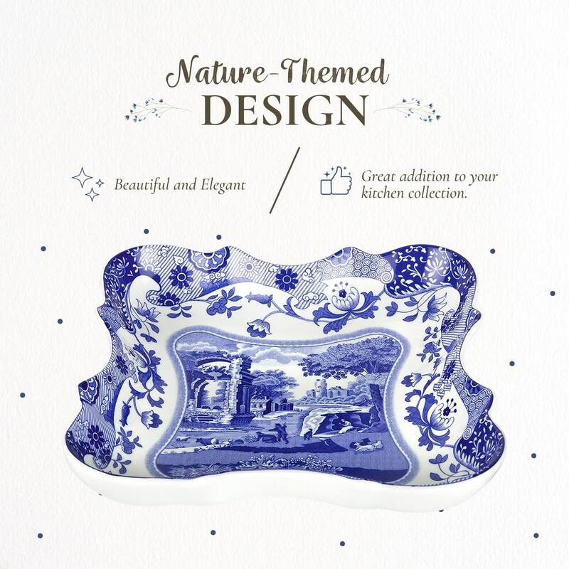 Spode Blue Italian Devonia Tray