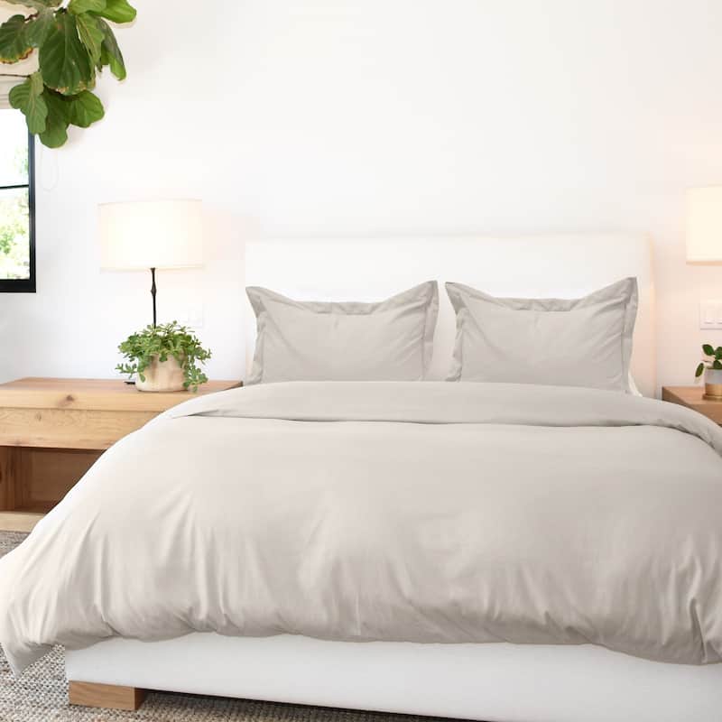 Jennifer Adams Lux Ultra Soft 3pc. Duvet Cover and Sham Set