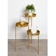 preview thumbnail 2 of 86, Kate and Laurel Finn Metal 3-tier Modern Plant Stand - 16x21x30