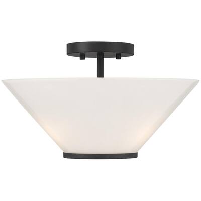 Savoy House 6-4012-3 Blair 3 Light 15" Wide LED Semi-Flush Bowl