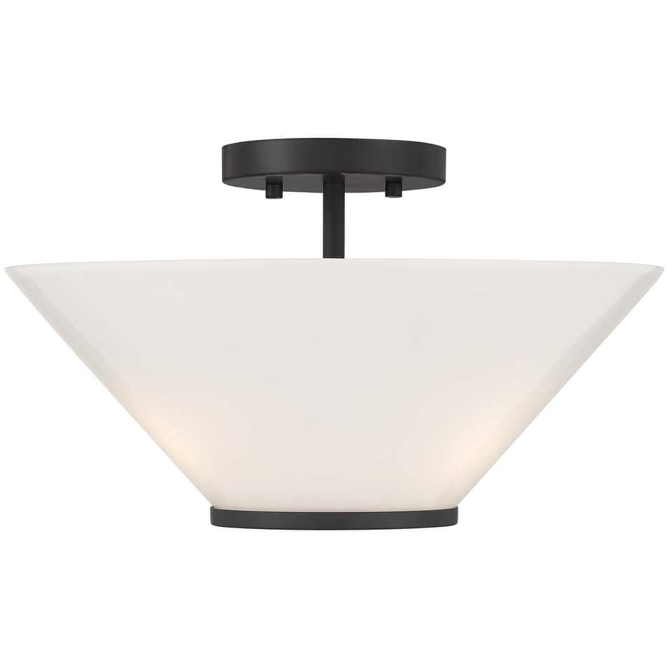 Savoy House 6-4012-3 Blair 3 Light 15" Wide LED Semi-Flush Bowl
