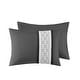 preview thumbnail 25 of 40, 510 Design Powell Navy/ White 8 Piece Embroidered Comforter Set