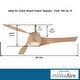 preview thumbnail 11 of 37, Minka Aire Artemis 3 Blade 58 Inch Ceiling Fan With Light Kit