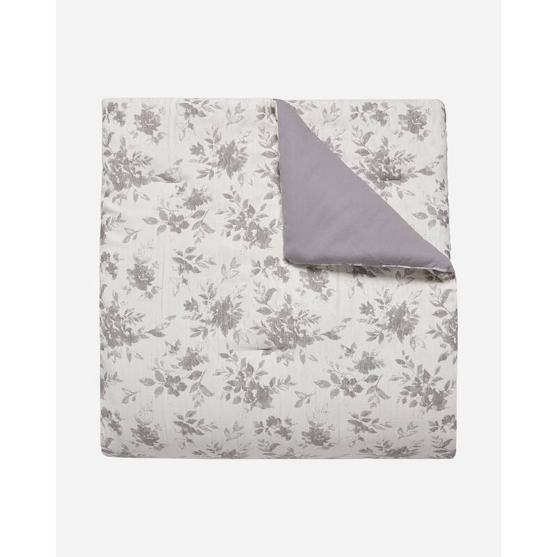 Splendid Layla Reversible Floral Jacquard 3-Piece Cotton Comforter Set