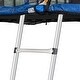 preview thumbnail 29 of 36, Trampoline for Kids with Safety Enclosure Net, Ladder and 8 Wind Stakes