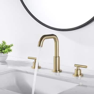 Double Handle 360 Swivel Bathroom Sink Faucet with Accessrise