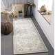 preview thumbnail 1 of 5, Livabliss Arrietty Vintage Floral Oriental Area Rug 2' 6" x 7' 6" - Cream/Blue