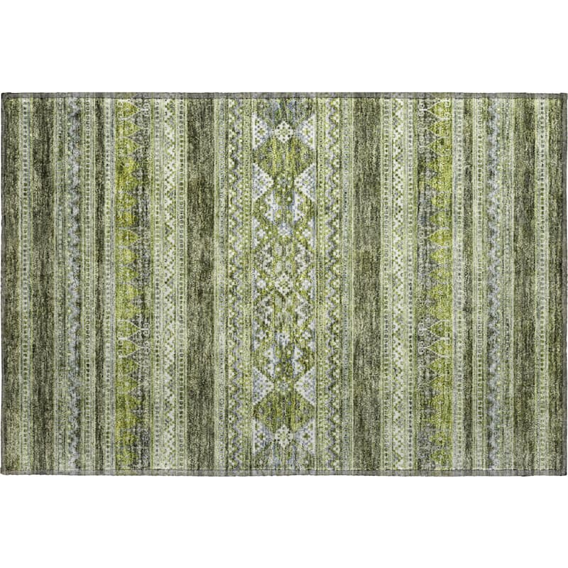 Premium Washable Super Soft Boho Stripe Mayfield Rug