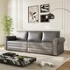 preview thumbnail 13 of 139, 93.7" Chesterfield King Pull Out Sofa Bed Sleeper Sofa with Nailhead Trim