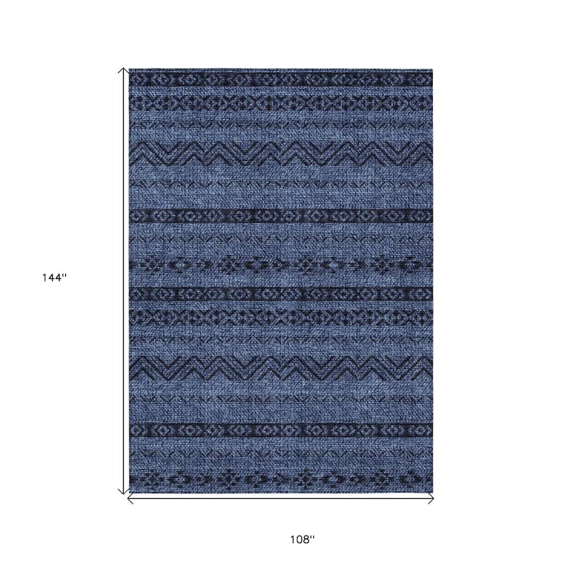 HomeRoots Southwestern Transitional Rectangle Outdoor Rug