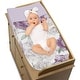 preview thumbnail 3 of 4, Sweet Jojo Designs Lavender Purple Boho Shabby Chic Floral Girl Changing Pad Cover Ivory Bohemian Vintage Garden Watercolor