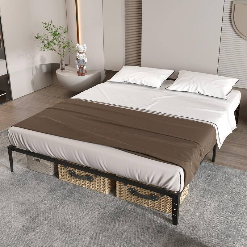 Metal Bed Frame, Low Platform Bed Frames