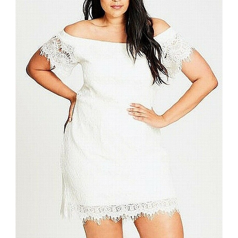 size 24 white dress