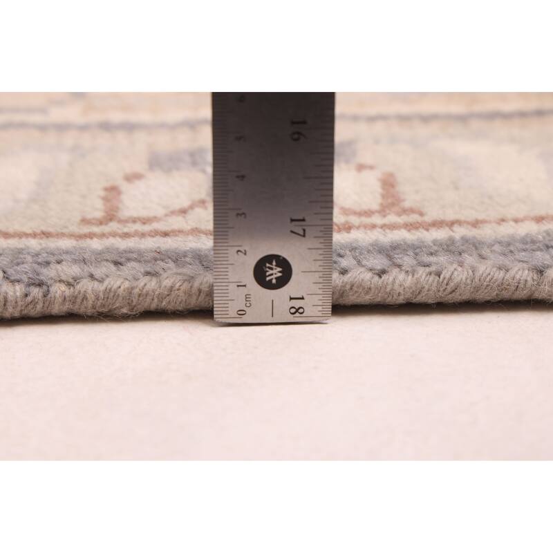 ECARPETGALLERY Hand-knotted Royal Oushak Dark Grey Wool Rug - 8'2 x 10'0