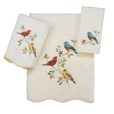 Avanti Prem Songbirds 3 Pc Towel Set