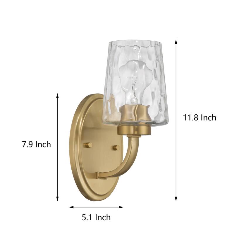 Acroma Modern Bathroom Vanity Light Art Glass Wall Sconce