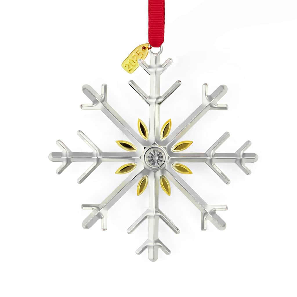 Nambe Annual Snowflake Ornament 2025 - 4"