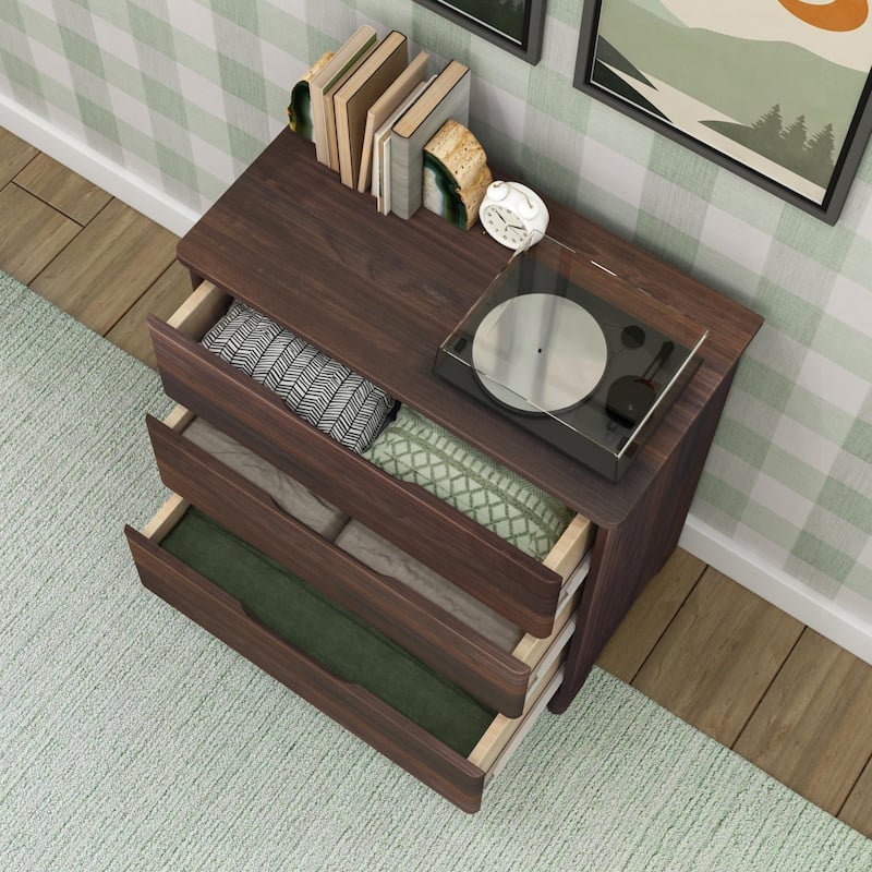 Max and Lily Farmhouse 3 Drawer Dresser