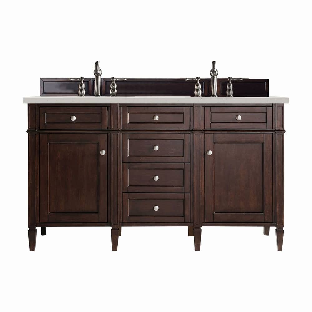 James Martin Vanities 650-V60D-3LDL Brittany 60" Double Basin Poplar