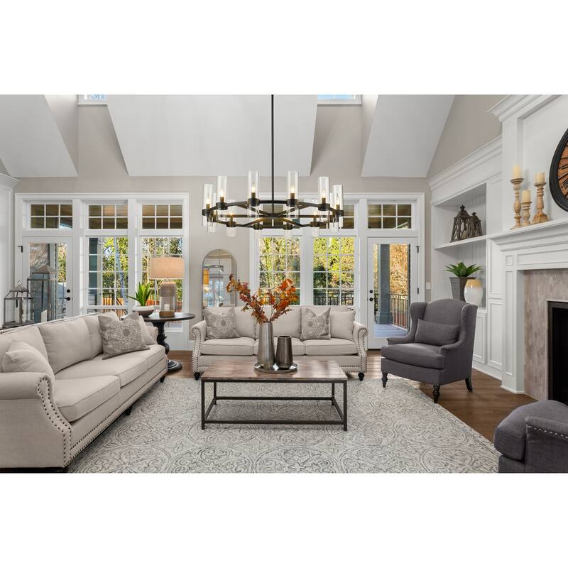 Datus 12 Light Chandelier - 43.5
