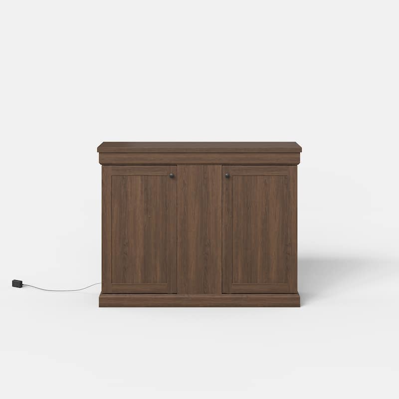 Motorized TV Lift Cabinet for TVs up to 50 Inch, Pop Up TV Lift Console with Remote Control, Hidden TV Cabinet Stand