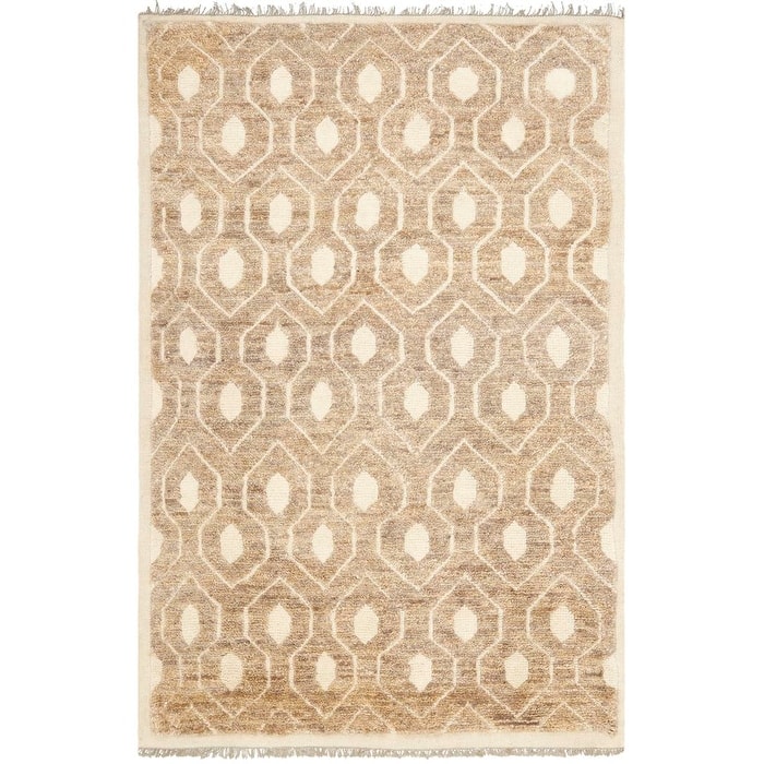 SAFAVIEH Hand-knotted Tangier Gytte Modern Wool Rug