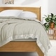 preview thumbnail 3 of 9, Hotel Quality Luxury Lightweight Jacquard Soft Bed Blanket with Satin Trim, Cozy and Warm