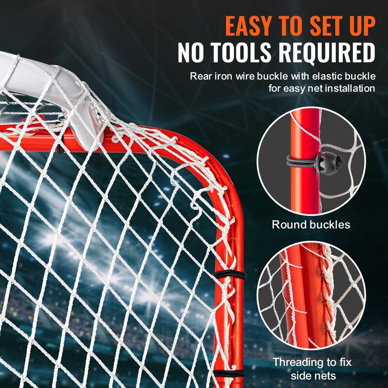 Hockey Goal Backstop Net Portable Indoor Outdoor Hockey Training Net