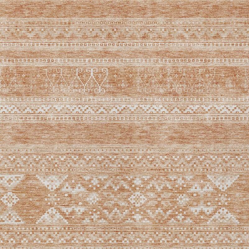 HomeRoots Southwestern Transitional Rectangle Outdoor Rug