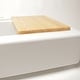preview thumbnail 6 of 7, Parker Crisp White Fireclay 34" Single Bowl Quick-Fit Apron-Front Drop-In Workstation Kitchen Sink