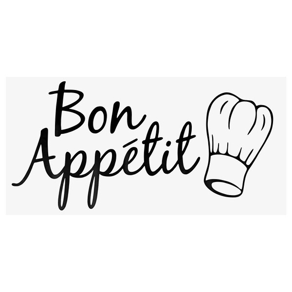 Artificial Wall Sticker Self-stick Decal Great Appetite for Dining Room Kitchen