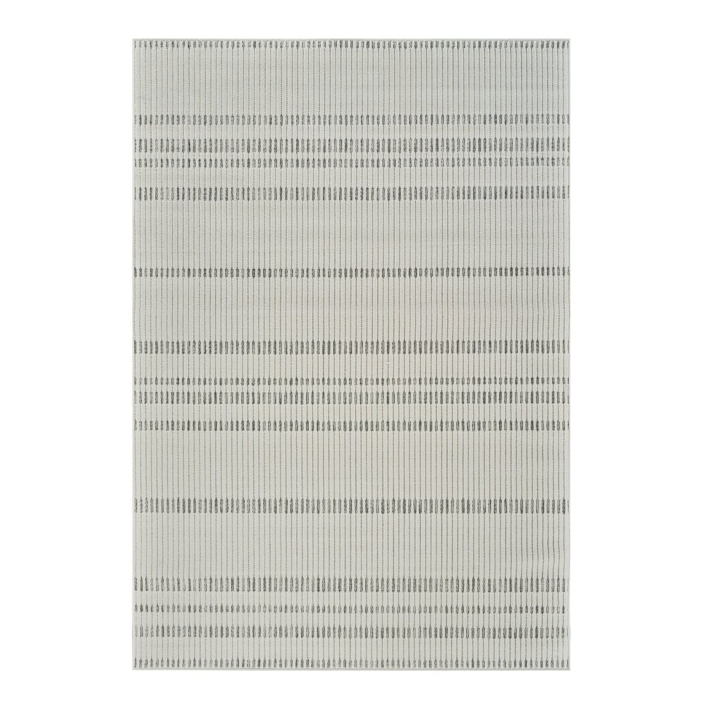 Tasi Stripe Weather Resistant Trendy Modern Outdoor Rug