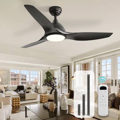 Sofucor High CFM Quiet DC Motor Modern Ceiling Fan with Light and Remote Control