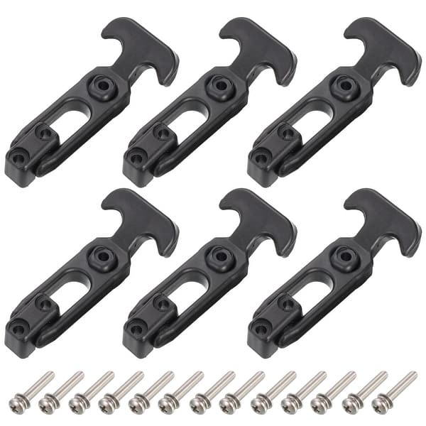 6 Set 4.4 Inch Flexible Rubber T-Handle Hasp Draw Latches for Tool Box ...