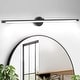 preview thumbnail 35 of 46, Modern Rotatable Bathroom Vanity Light LED Bath Bar 39.3" - Matte Black