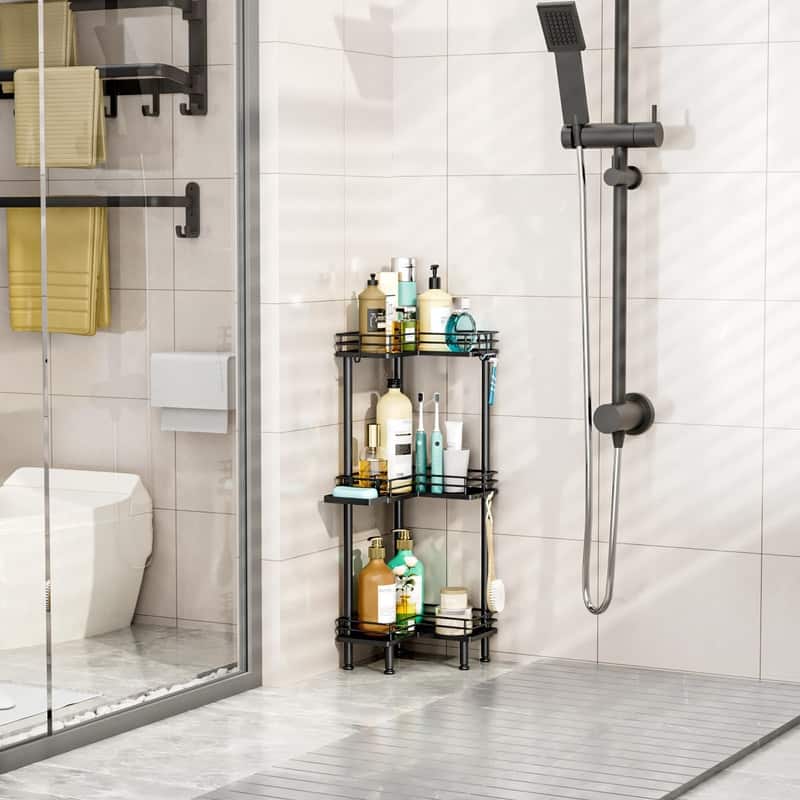 Corner Shower Caddy - 9.45"D x 4.72"W x 1.97"H
