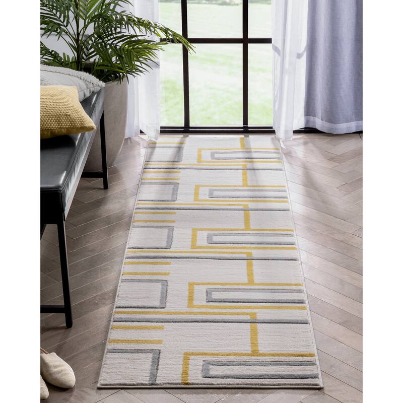 Well Woven Good Vibes Fiona Modern Geometric Area Rug