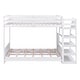preview thumbnail 4 of 18, Merax Wood Full Size Convertible Bunk Bed with Storage Staircase