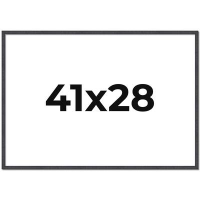 41x28 Frame Brown Picture Frame - Complete Modern Photo Frame Includes