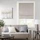 preview thumbnail 77 of 97, Madison Park Colm Basketweave Room Darkening Cordless Roman Shade 23x64" - Taupe