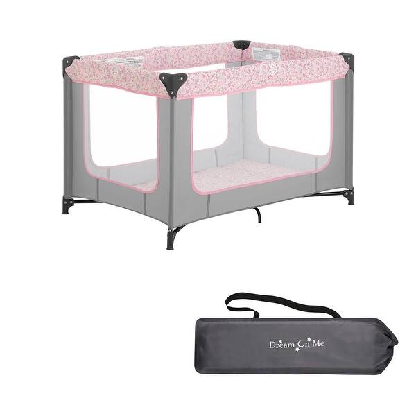 slide 2 of 6, Dream On Me Zodiak Portable Playard Infant - Plastic - Pink