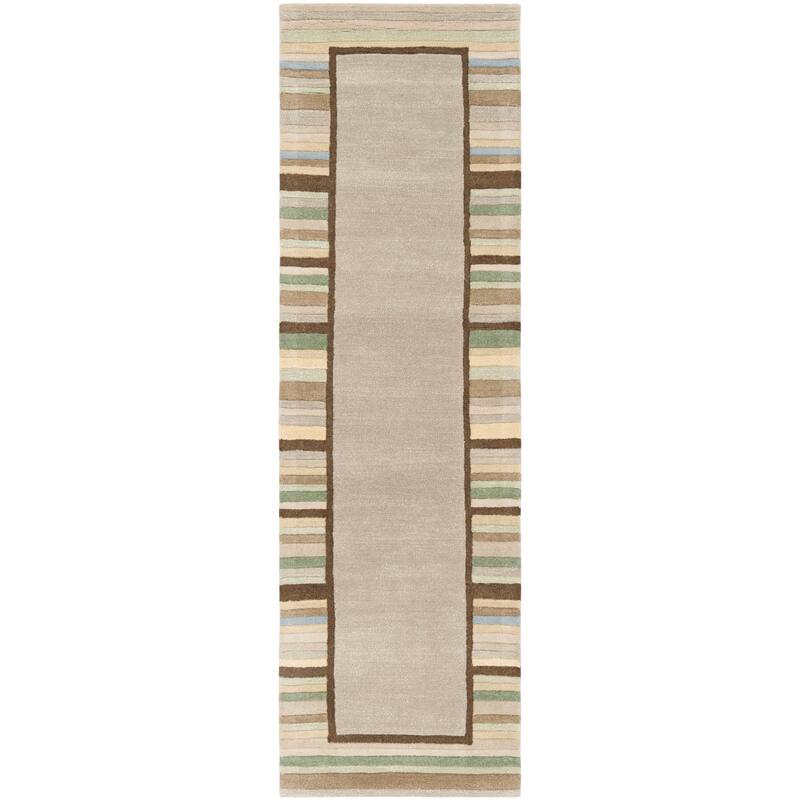 Martha Stewart by SAFAVIEH Striped Border Wool Rug