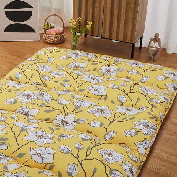 Japanese Style Futon Floor Mattress for Home Camping - Bed Bath